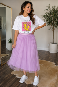 T shirt G
Saia tule G